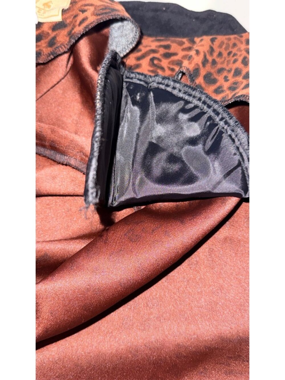 New Frontier Vintage 90s Jacket Womens M Leopard Print Western Style - Picture 9 of 12
